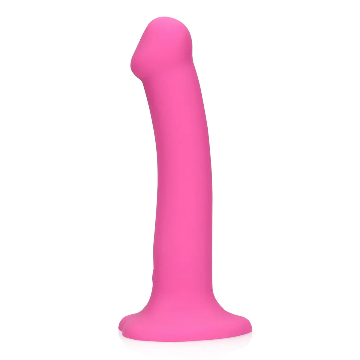 3-Wibrator dildo silikonowy Loveline różowy 18 cm-3