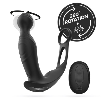 3-Masażer prostaty Crushious Flamma z pilotem 16 cm-3