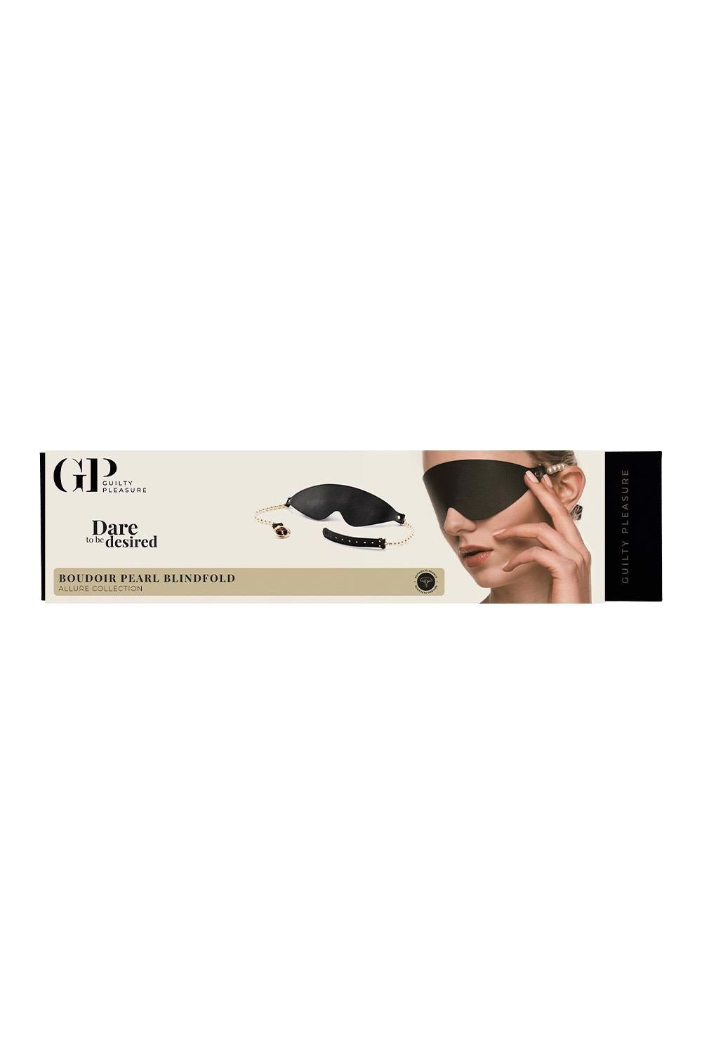 4-Opaska na oczy Guilty Pleasure Boudoir Pearl z perłami-4
