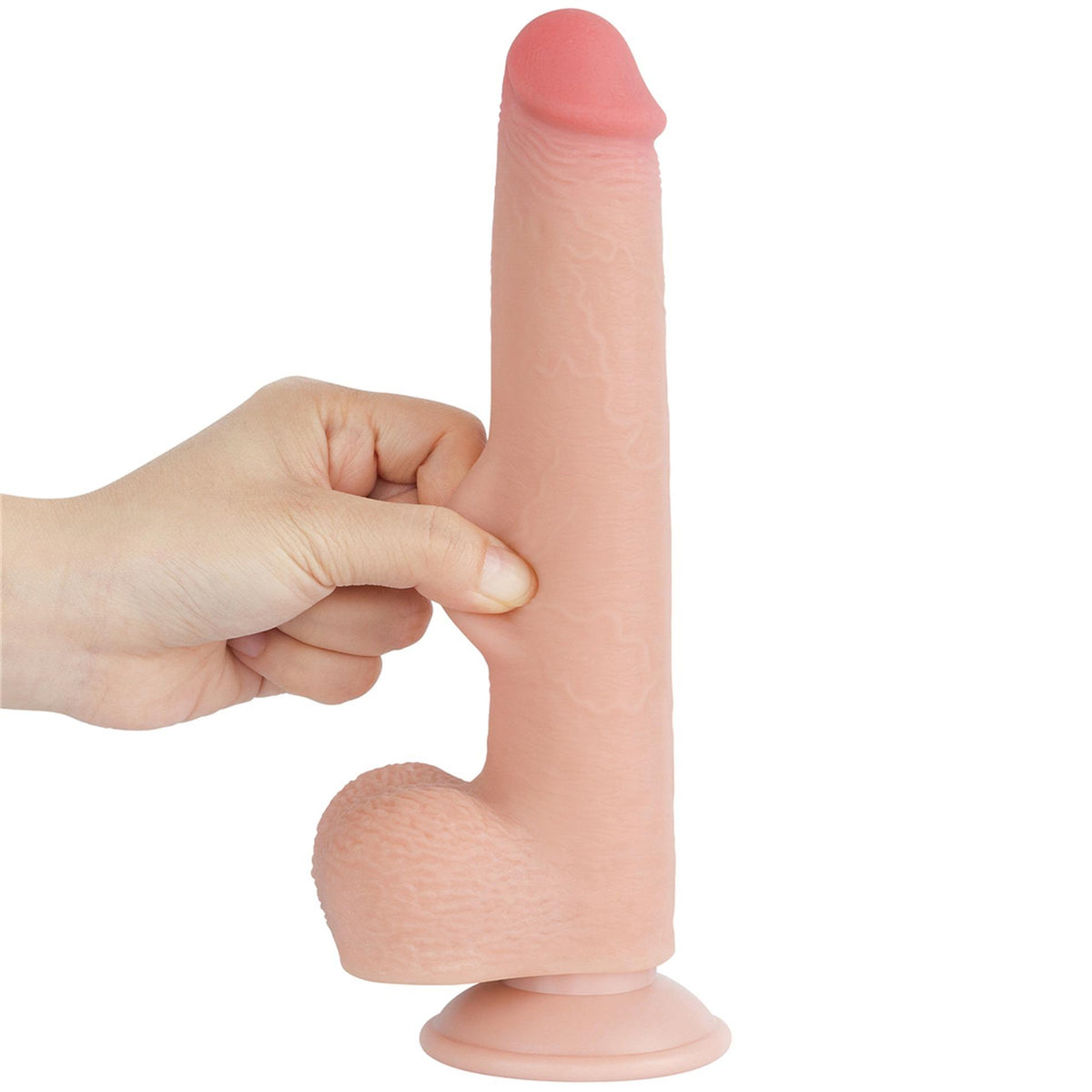 1-9'' Sliding Skin Dual Layer Dong Flesh-1