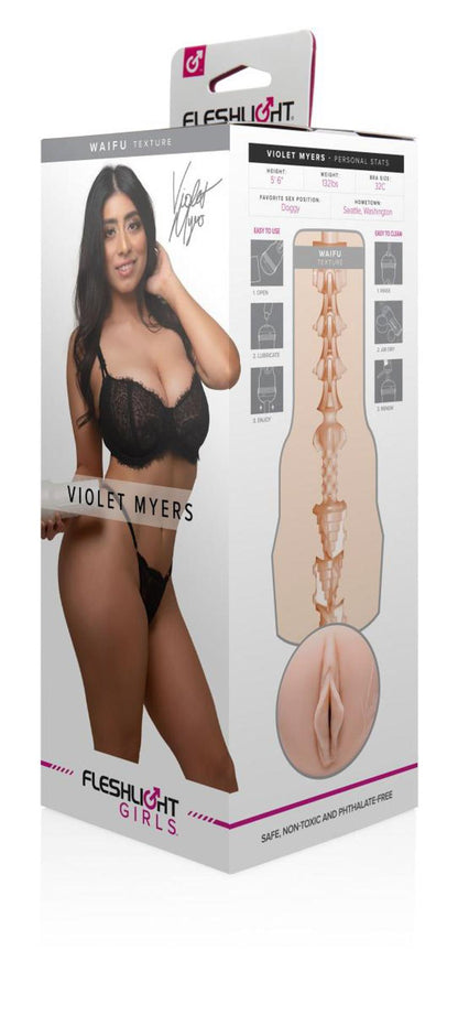 5-Masturbator Fleshlight Violet Myers beżowy 25 cm-5
