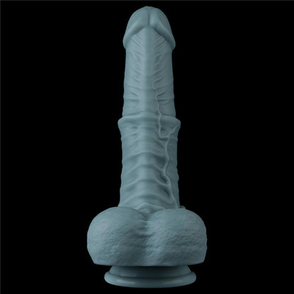 3-11'' Rechargeable Thrusting and Vibrating Silicone Dildo with Remote-3