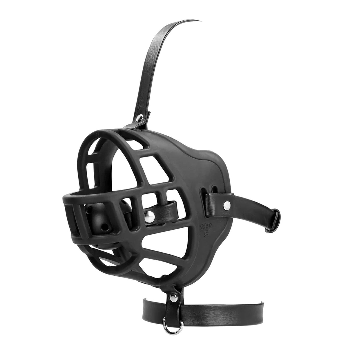 6-Kaganiec z odpinaną kulką Ouch! czarny 65 cm-6
