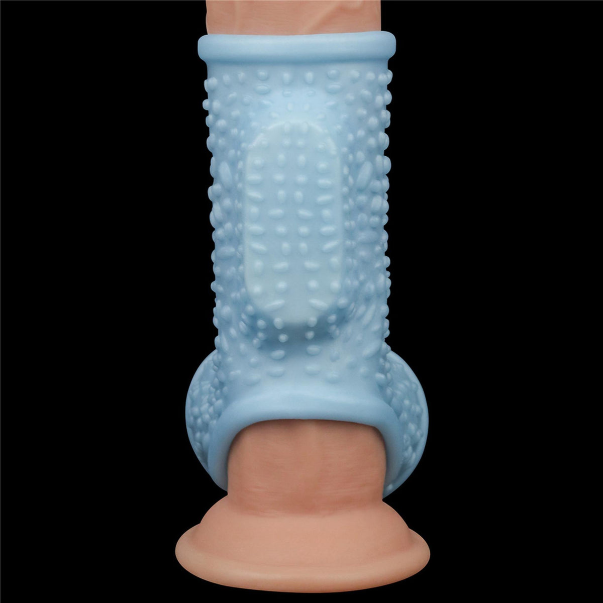 3-Vibrating Drip Knights Ring with Scrotum Sleeve-3