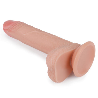 7-7'' Dual layered Platinum Silicone Cock-7