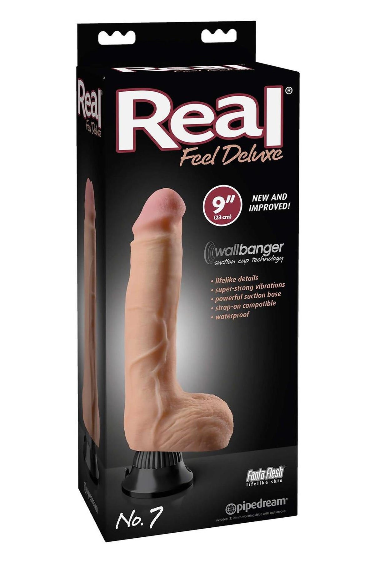 5-Dildo realistyczne z przyssawką Real Feel Deluxe No. 7 Pipedream-5