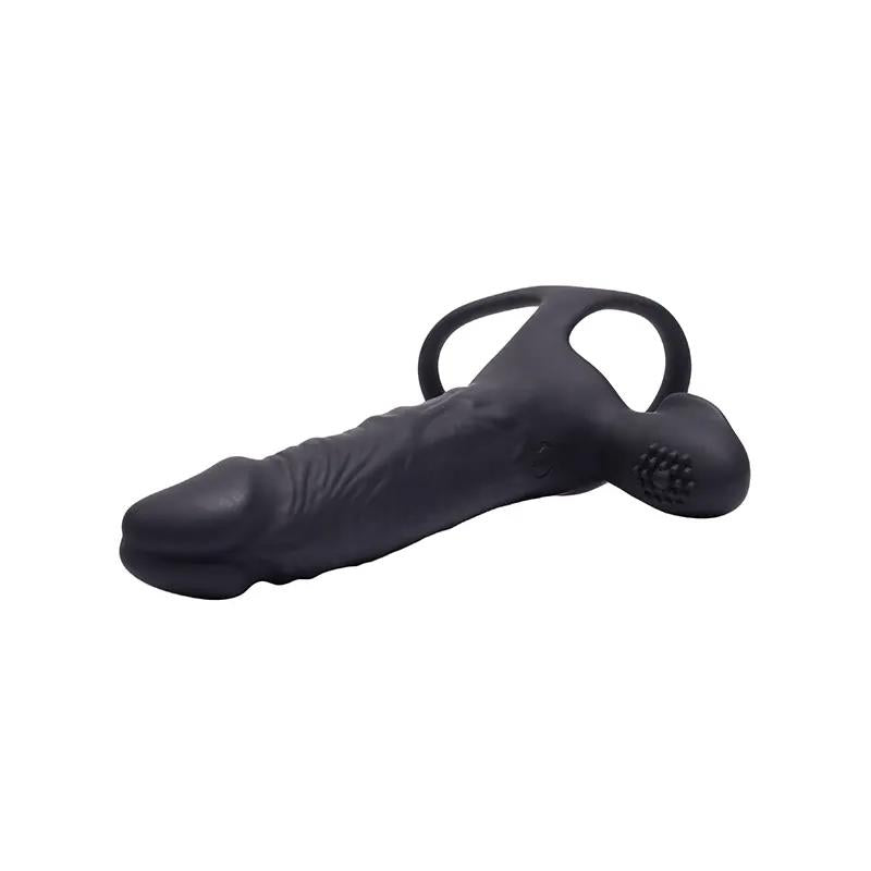 5-Dildo wibrujące do podwójnej penetracji Fantasy Hephaestus USB 19,5 cm-5
