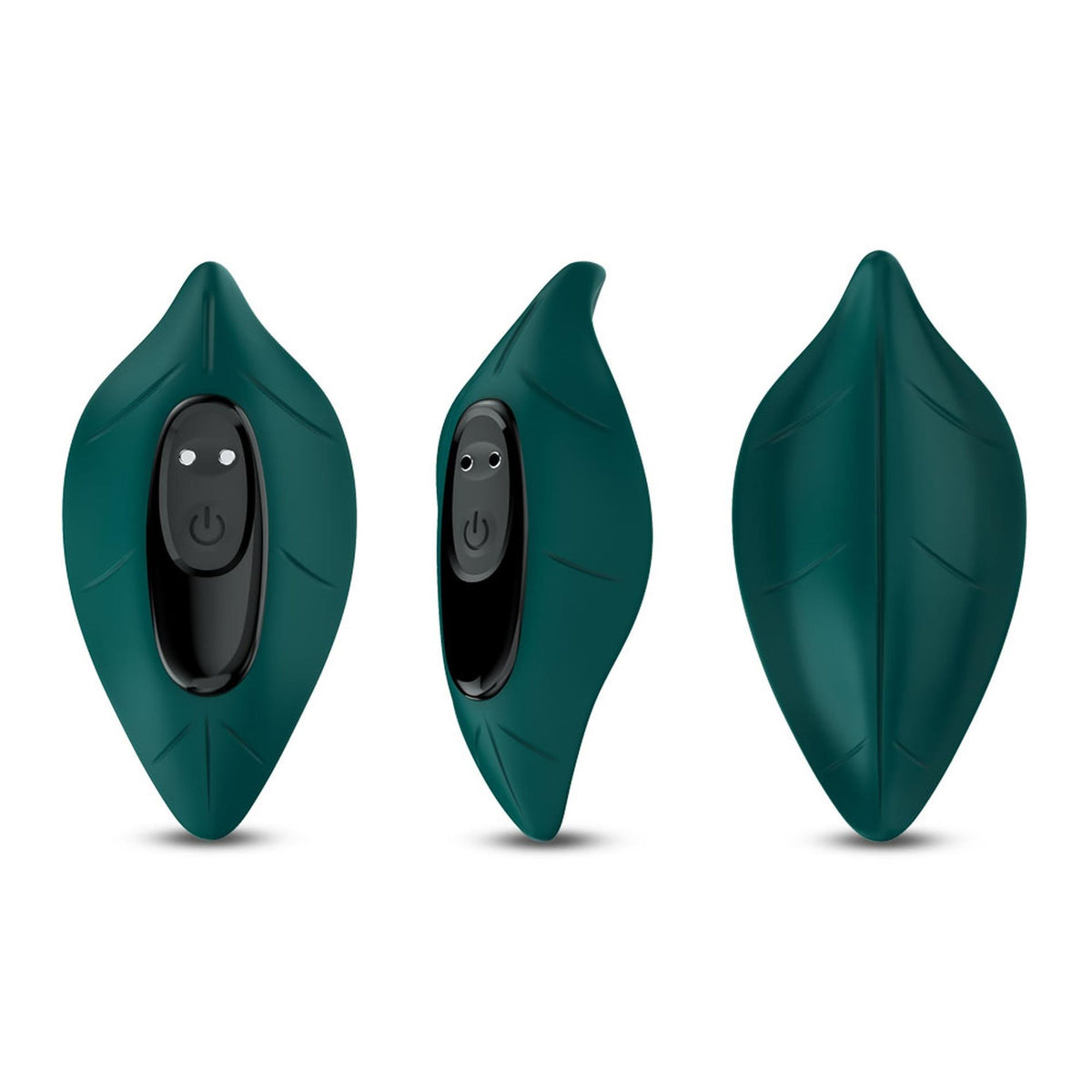 8-Wibrator silikonowy Leavess zielony 9 funkcji-8