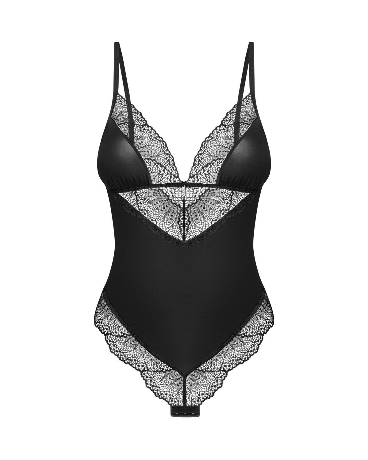 5-Body Obsessive Lobellis czarne z koronką XL/2XL-5
