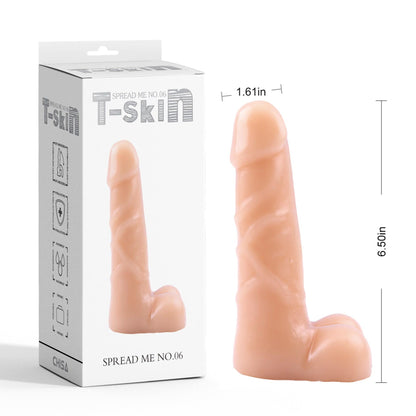 2-Dildo realistyczne miękkie Tskin cieliste Spread Me No.06-2