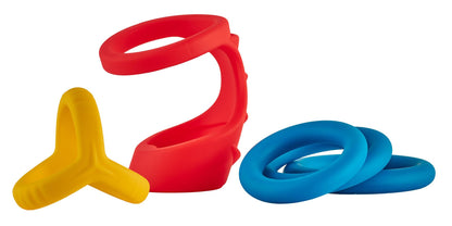 3-Zestaw pierścieni silikonowych Dream Toys Long Play Love Set-3