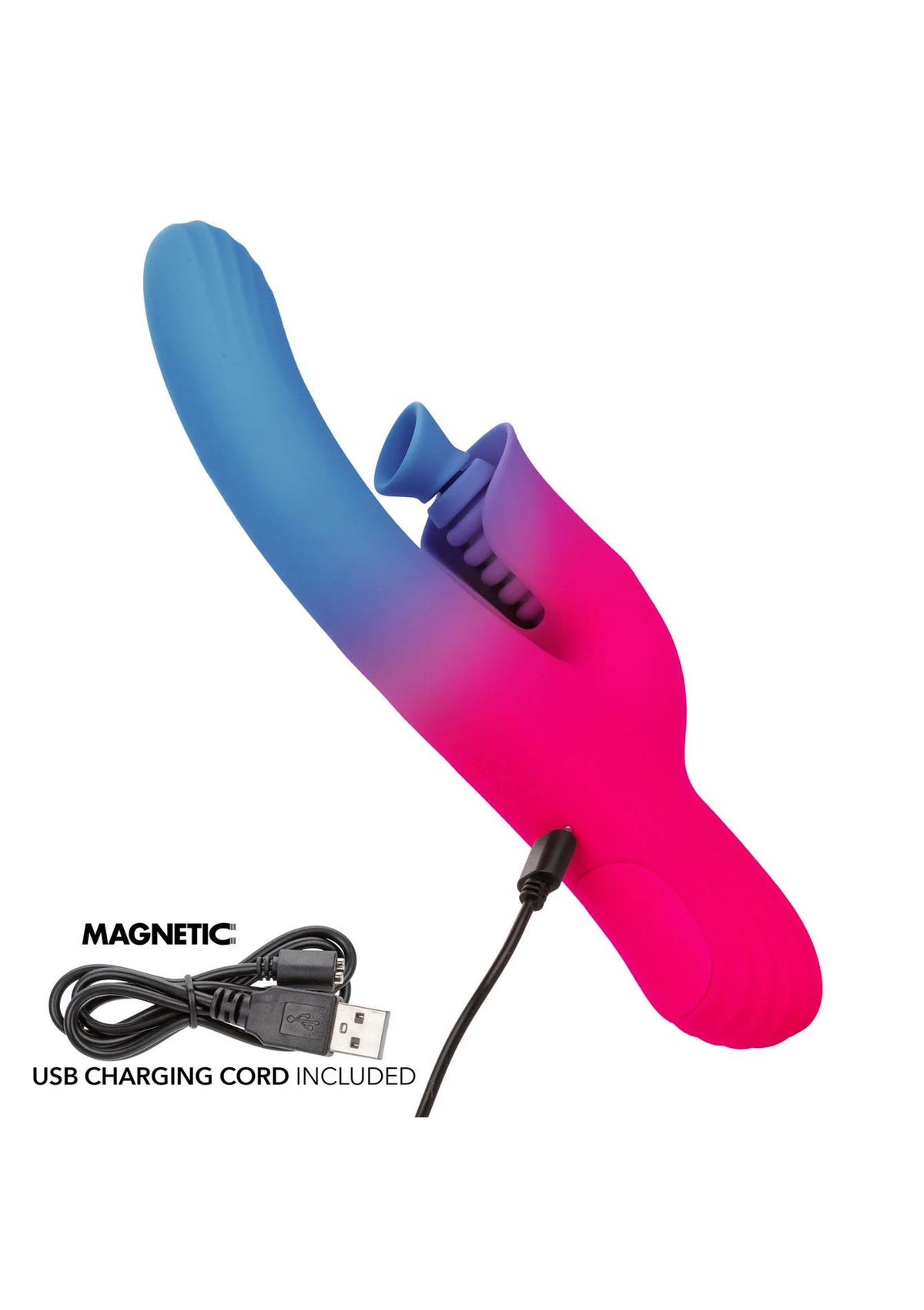 1-Stymulator ssący Calexotics różowy USB 14 cm-1