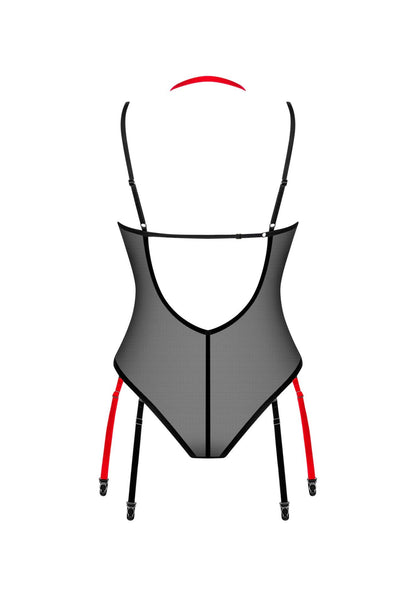 2-Body erotyczne Obsessive Glandez czarne M/L-2