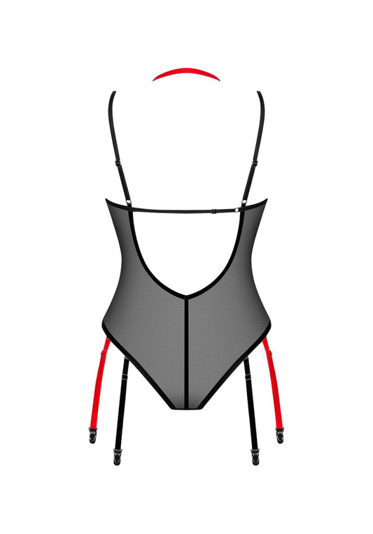 2-Body erotyczne Obsessive Glandez czarne M/L-2
