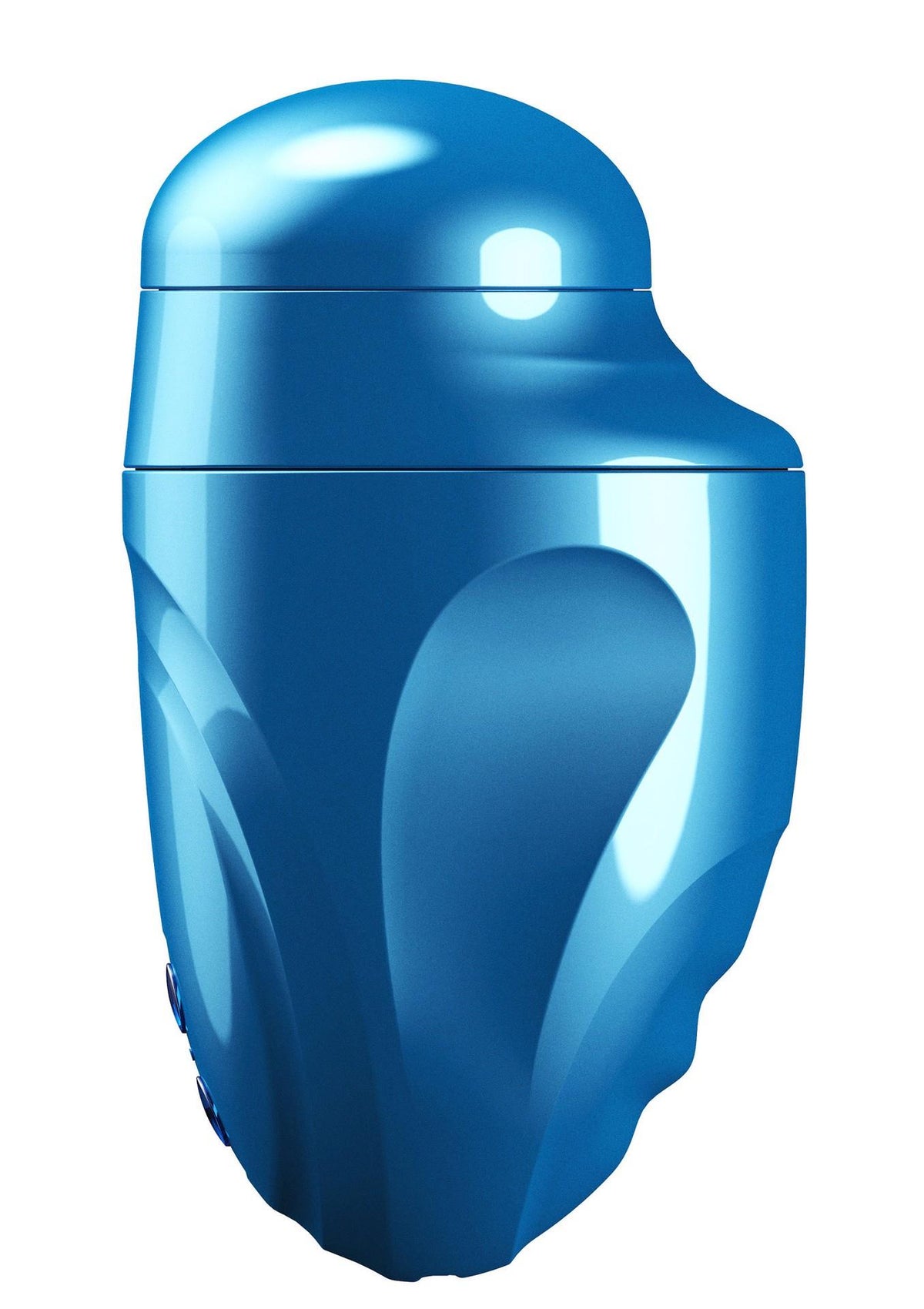2-Masturbator Fusion X Aqua Bubble z wibracją niebieski-2