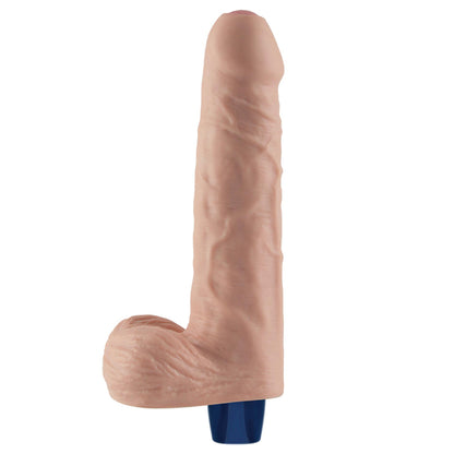 7-Realistyczne dildo wibrujące Lovetoy Real Softee 23 cm cieliste USB-7