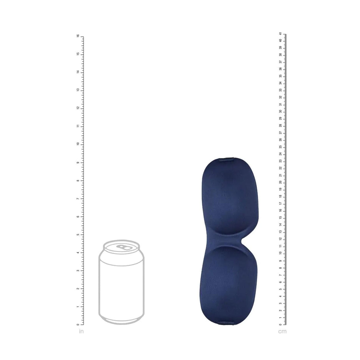 2-Opaska na oczy 3D Ouch granatowa-2
