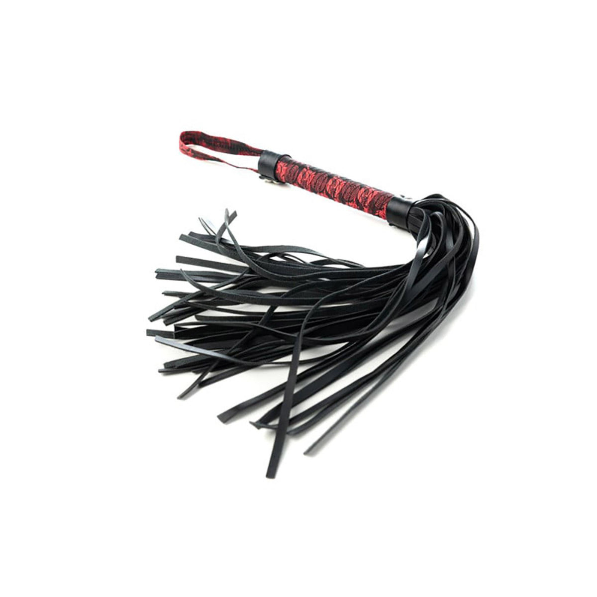 5-Flogger czerwony i czarny Fantasy 44 cm-5
