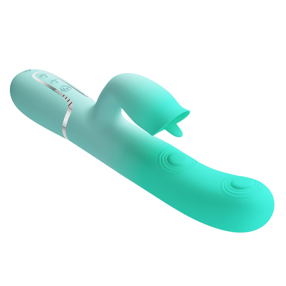4-Wibrator króliczek Pretty Love Gigi silikonowy 7 pulsacji 7 lizania USB-4