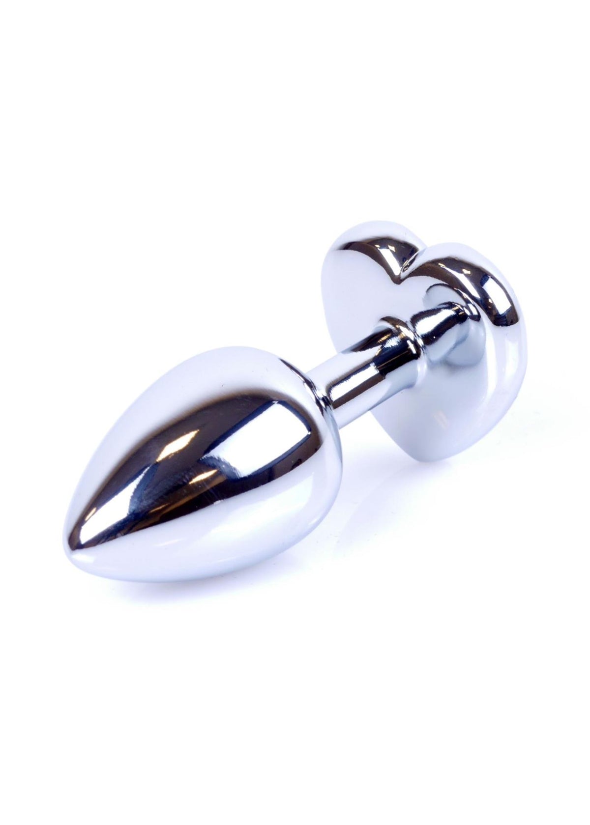3-Biżuteria analna srebrna serce zielony MyLove Toys 7 cm-3