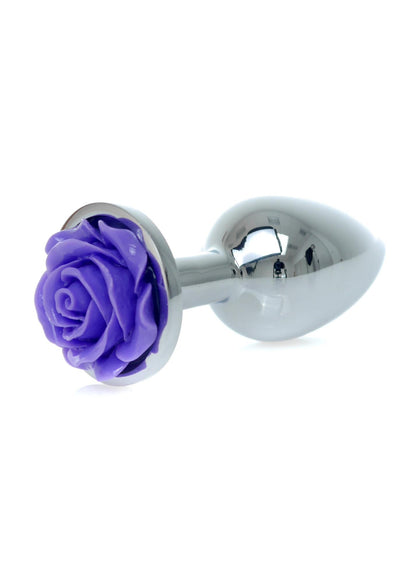 3-MyLove Toys - Jewellery Silver PLUG ROSE- Purple-3