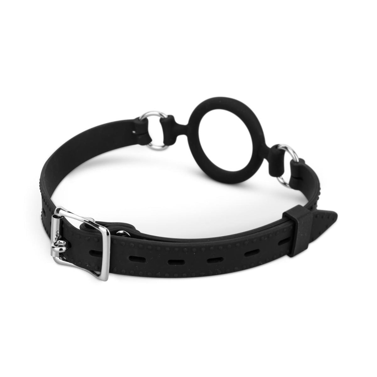 5-Knebel O gag silikonowy Bedroom Fantasies czarny-5