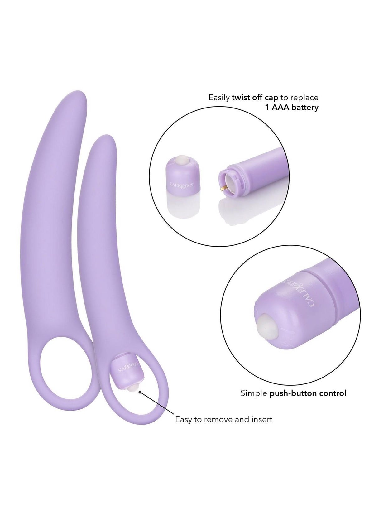 6-Isabelle Set of 2 Dilators Purple-6