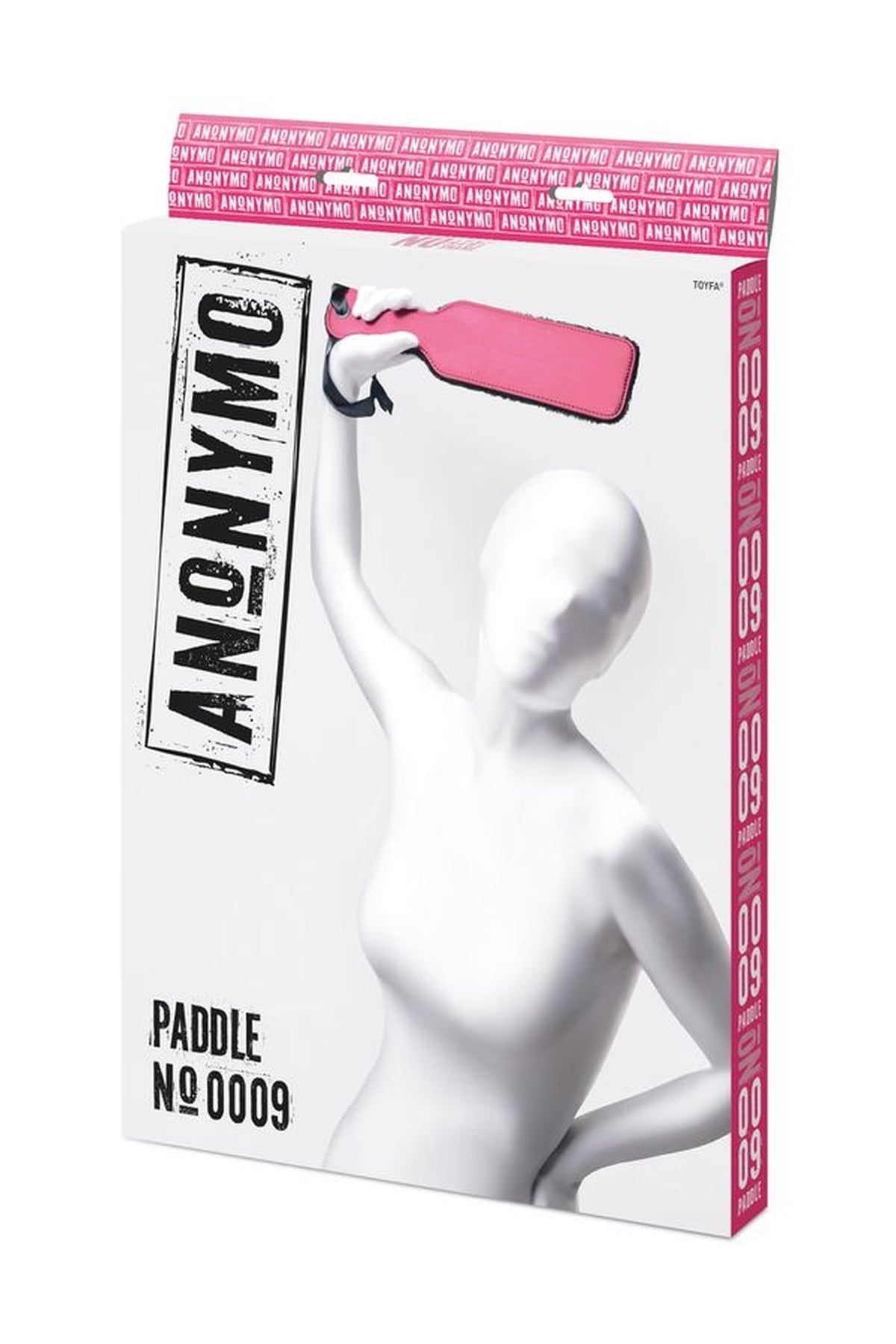5-Klapki BDSM poliestrowe Anonymo czerwone 37 cm-5