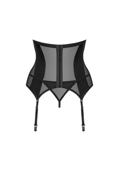 4-Gorset i stringi Obsessive Chic Amoria czarny XL 2XL-4