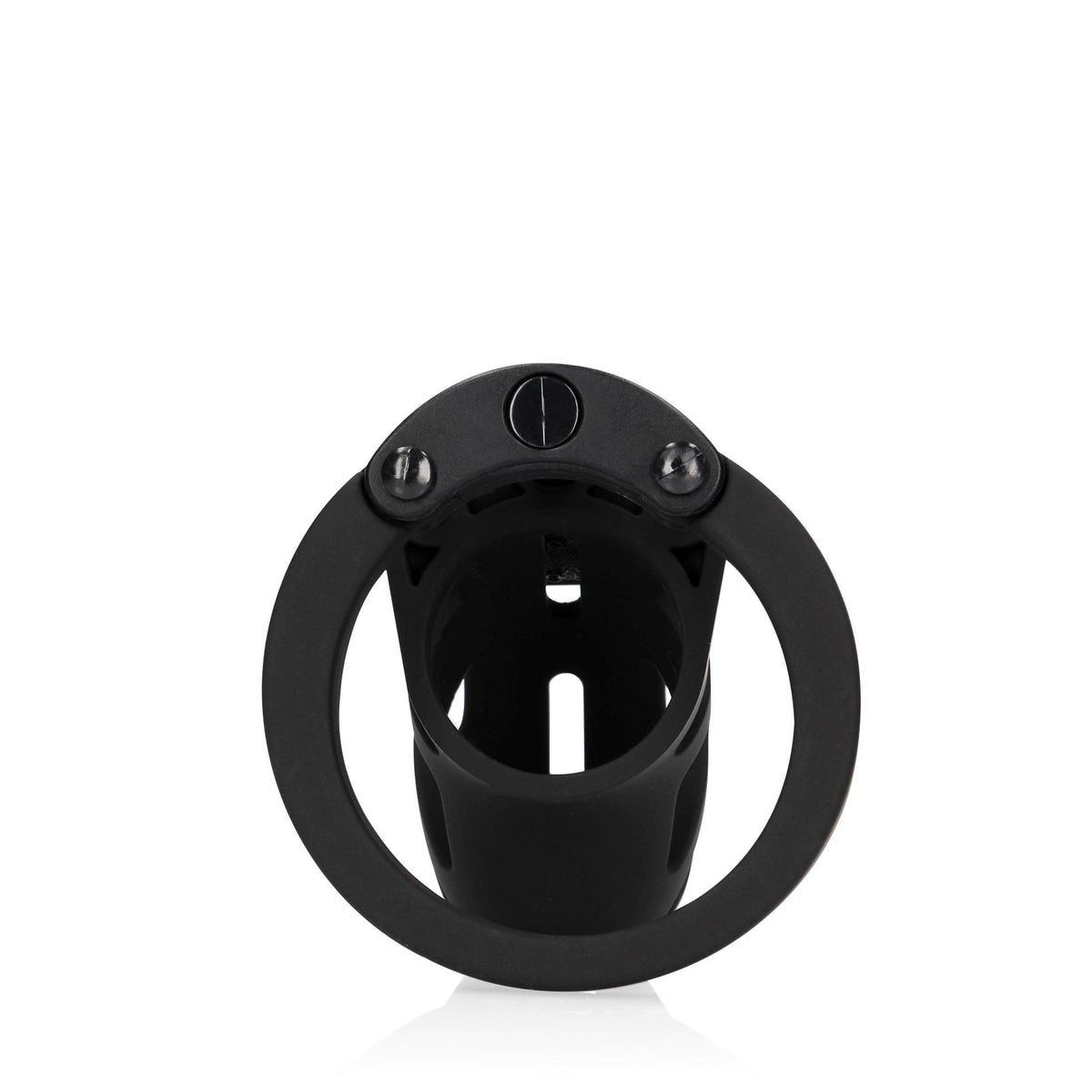 7-Pas cnoty silikonowy ManCage Model 23 czarny 6,5 cm-7