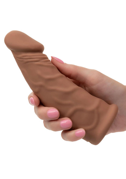 5-Przedłużka wibrująca Calexotics karmelowa USB 18 cm-5