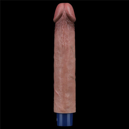 12-9" REAL SOFTEE Rechargeable Silicone Vibrating Dildo-12