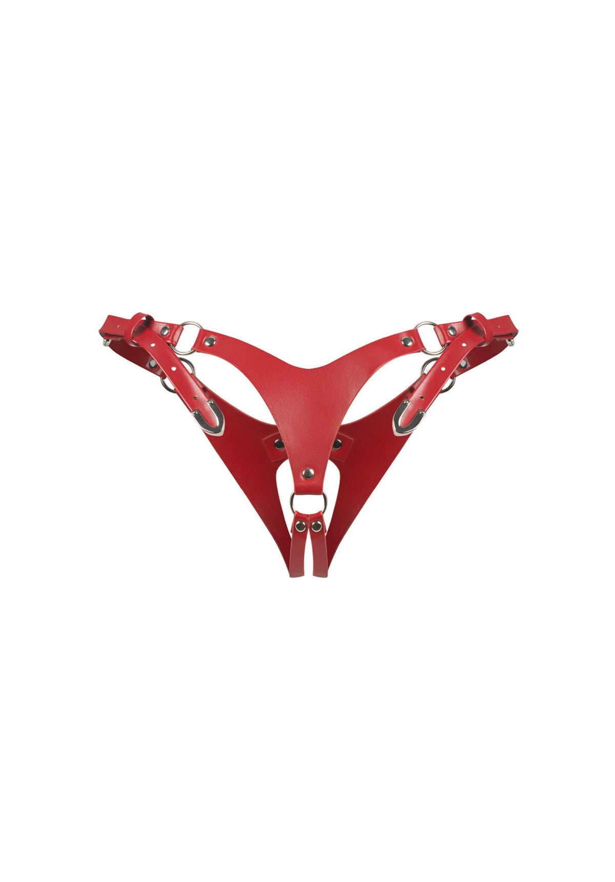 3-Stringi otwarte Inferro Obsessive czerwone S/M/L-3