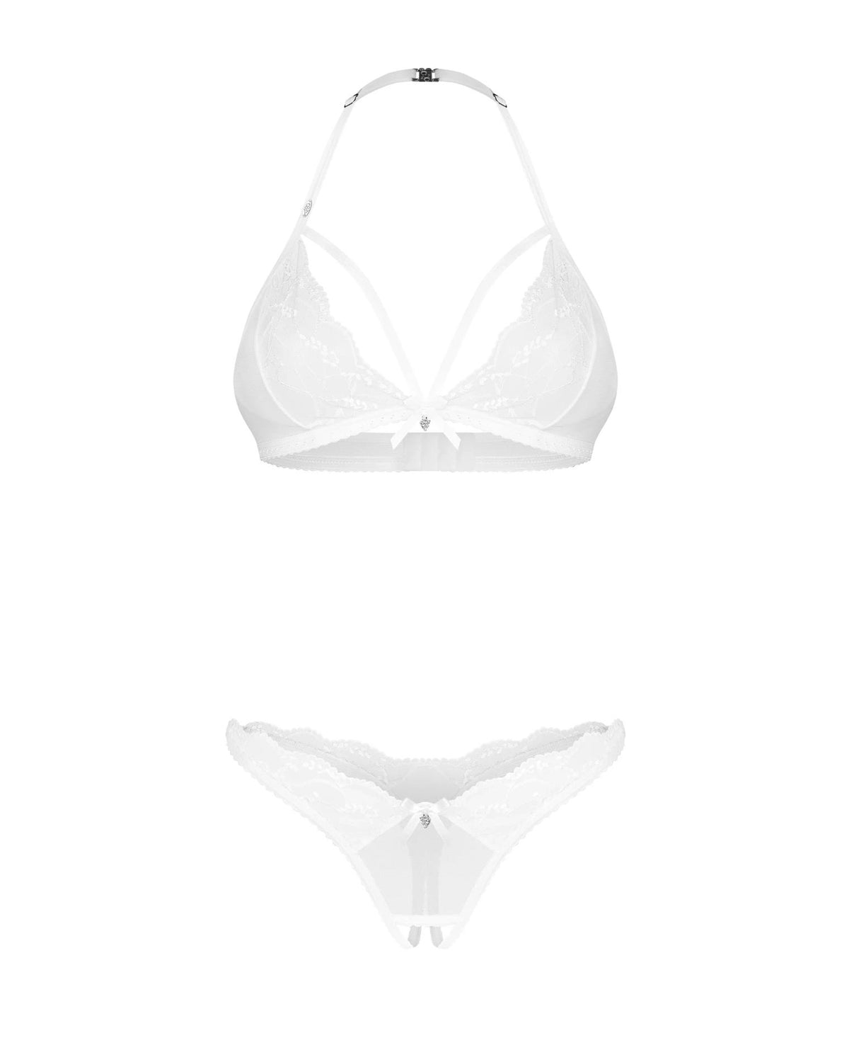 1-Komplet bielizny erotycznej Weddya Obsessive 3częściowy 2XL/3XL-1