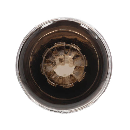 9-Masturbator teksturowany RealRock TPE czarny 21 cm-9