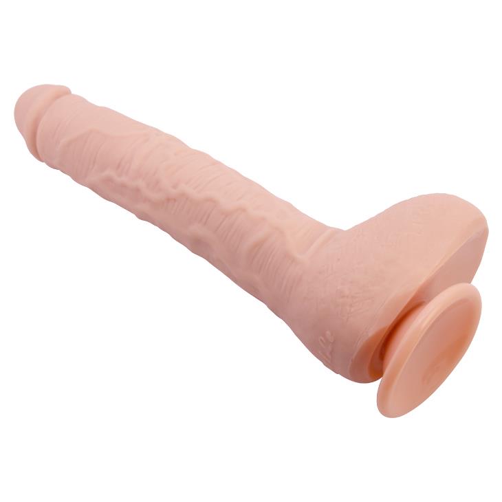 5-Dildo z cyberskóry Baile Beautiful DICK 11 cali cieliste-5