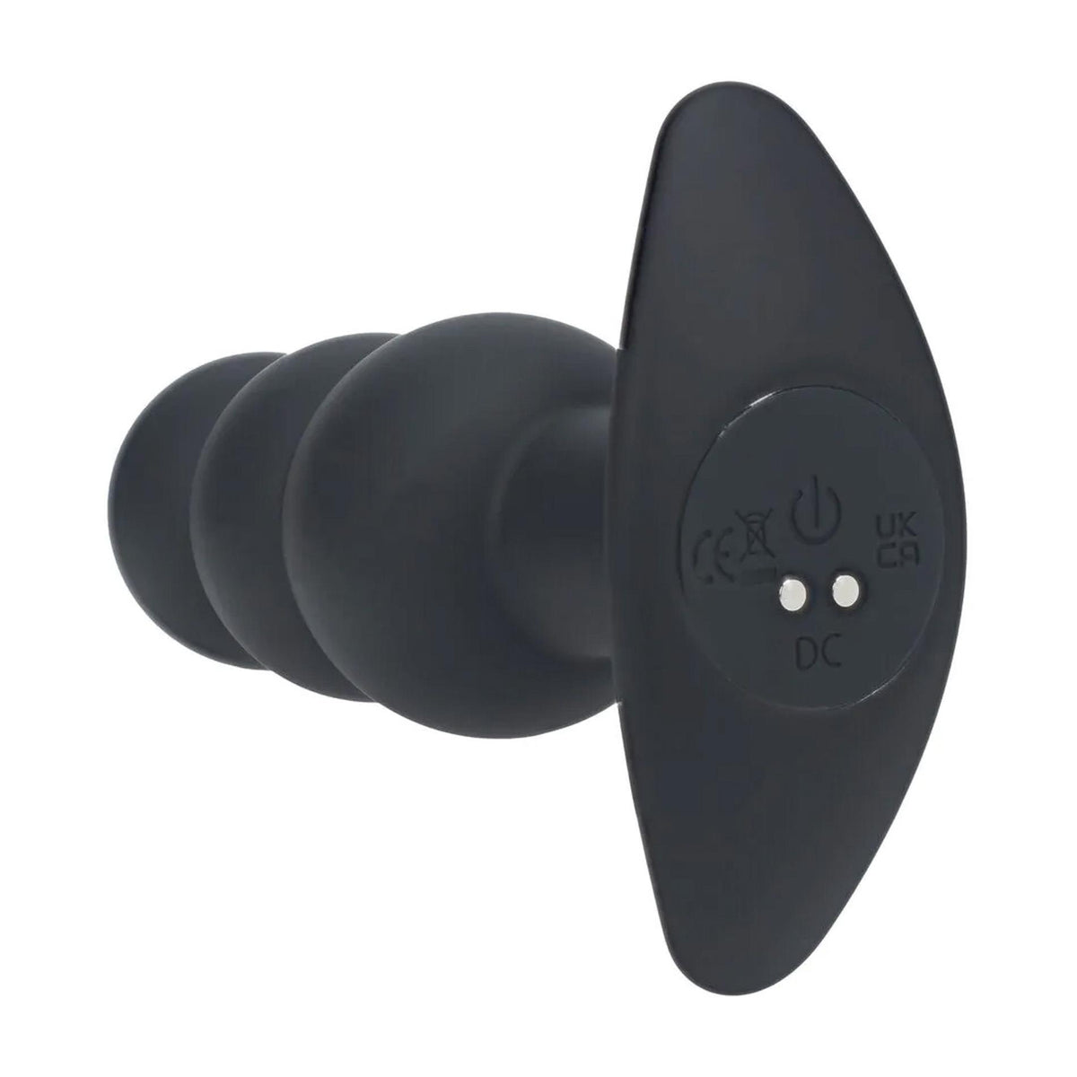 5-Wibrujący korek analny Tri Bulb silikonowy Levelz czarny USB-5