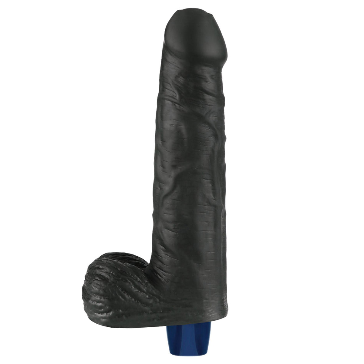 4-Realistyczne dildo wibrujące Lovetoy Real Softee czarne USB 23 cm-4