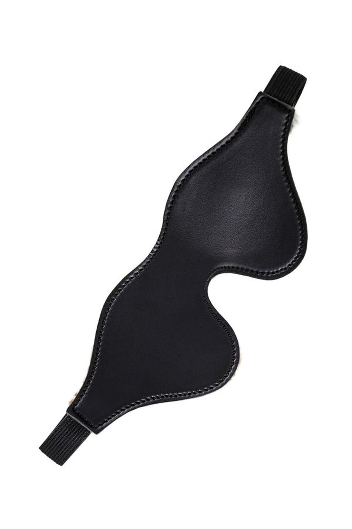 4-Maska Anonymo skóra PU z printem czarna 26 cm-4