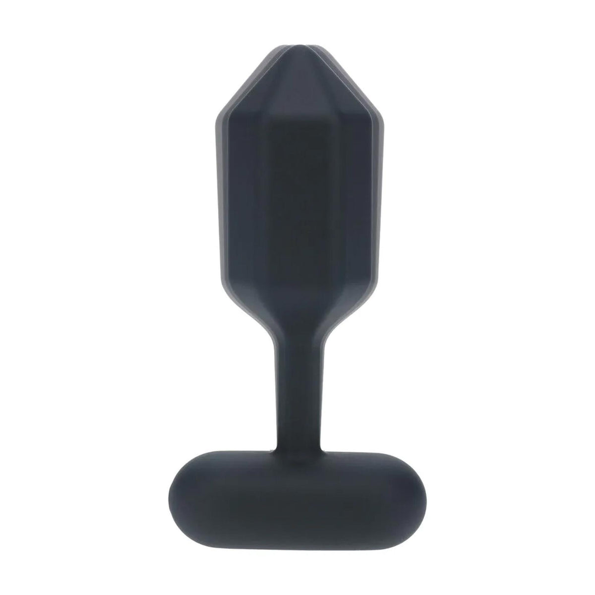 7-Wibrujący korek analny heksagonalny silikonowy Levelz L czarny 14 cm-7