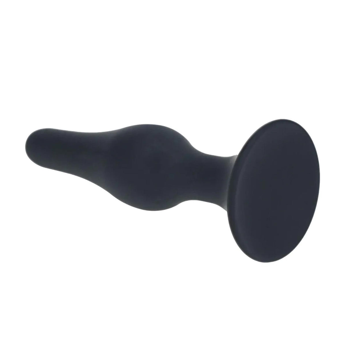 7-Smukły silikonowy korek analny Levelz L czarny 12,5 cm-7