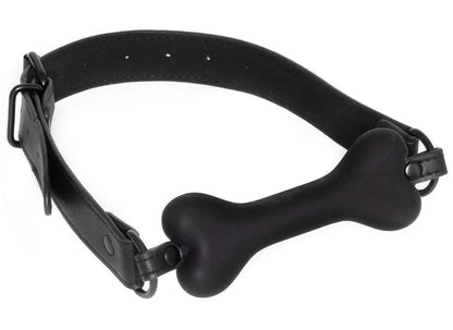 2-Knebel silikonowy Bad Kitty Dog Bone 12 cm-2