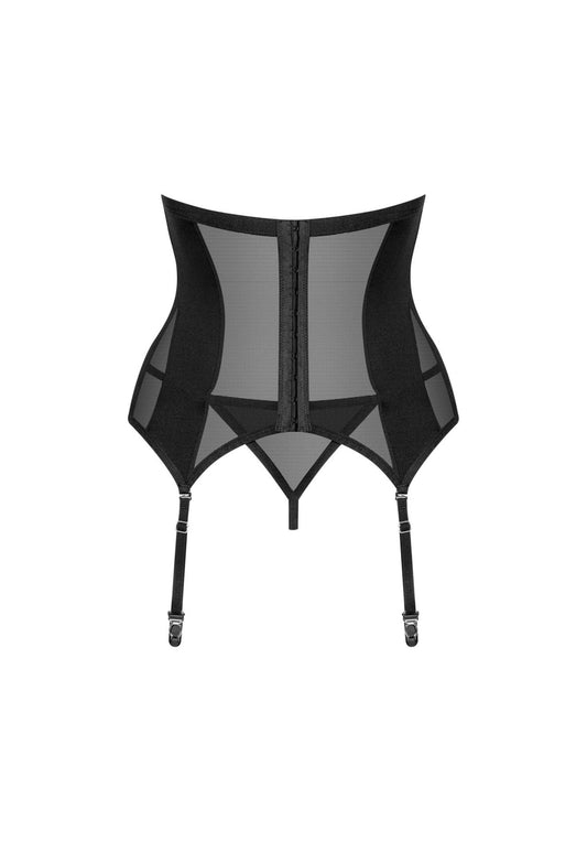 2-Gorset i stringi Chic Amoria Obsessive czarne XS/S-2