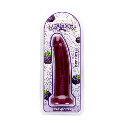 2-Dildo realistyczne Sam Berries jeżynowe Toyz4lovers 19,5 cm-2