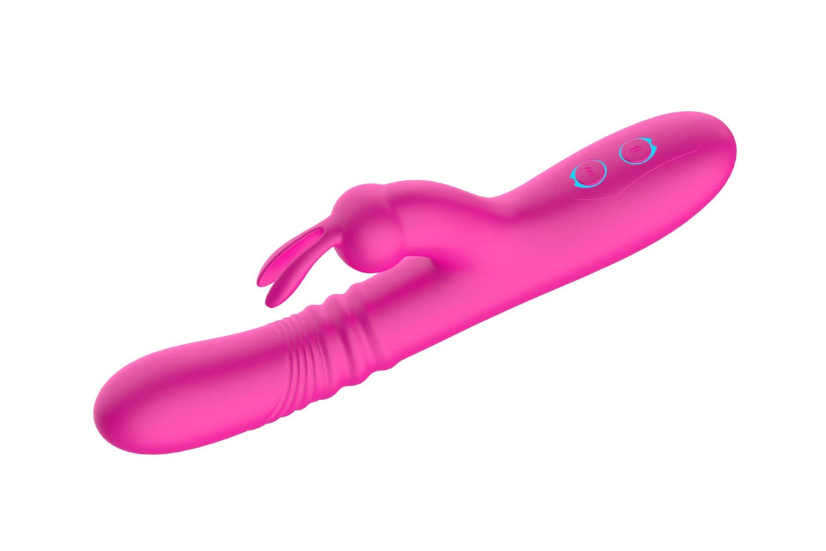 4-Wibrator króliczek B Series Cute silikonowy różowy USB wodoodporny-4