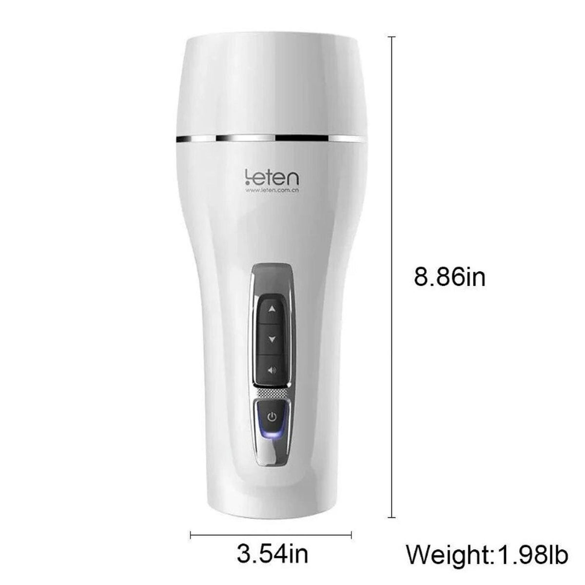 4-Masturbator automatyczny Leten Yui Hatano wibrujący USB 22,5 cm-4