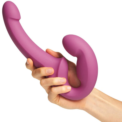 5-Dildo podwójne Share Lite Fun Factory bez uprzęży czarny 30 cm-5