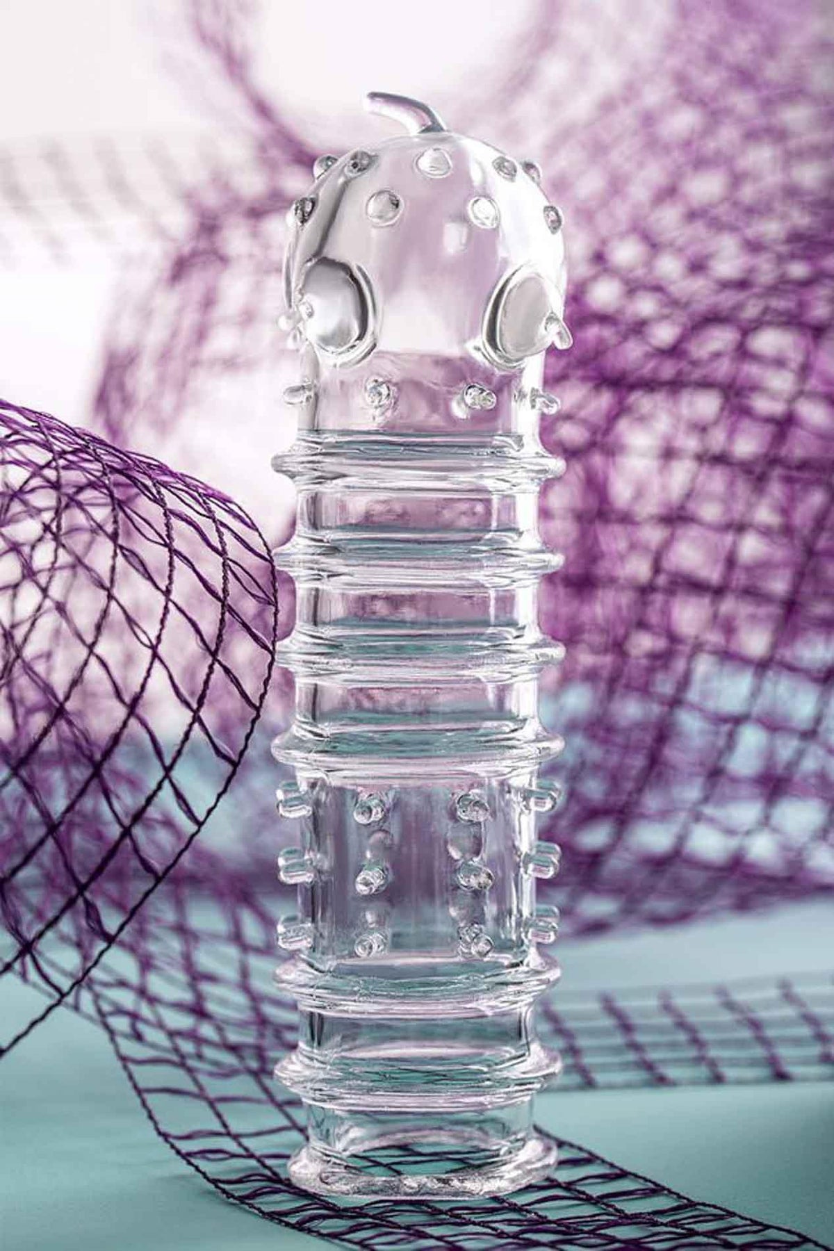 4-Osłona na penisa transparentna TPR A-Toys 15 cm-4