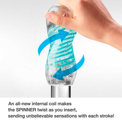 5-Masturbator Tenga Spinner Tetra przezroczysty 13 cm-5
