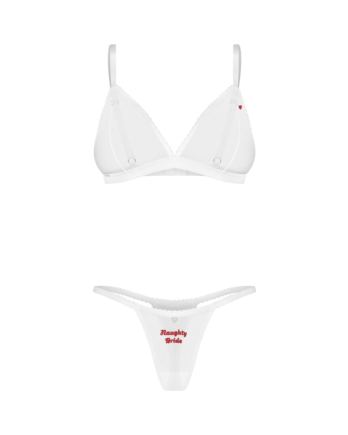 3-Komplet bielizny erotycznej Weddya Bride 3częściowy Obsessive L/XL-3